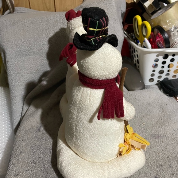 Hallmark Snowman Duo with Red and Black Accents - Picture 4 of 9